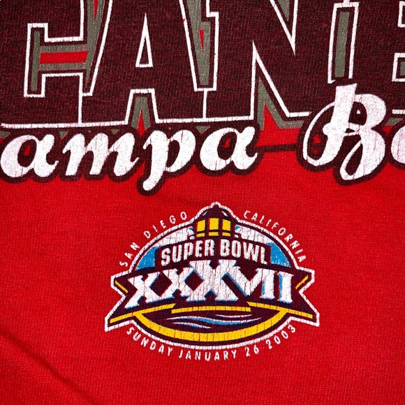 Vtg 2003 Tampa Bay Buccaneers Super Bowl Champ Tee - Picture 4 of 9